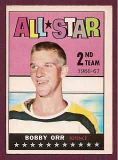 1967 68 OPC 128 Bobby Orr 2nd Team A s Boston Bruins