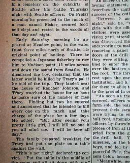 Harry Tracy Old West Outlaw Bothell Washington Shootout Escape in 1902 