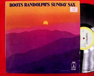Boots Randolph Sunday Sax Jazz LP Monument SLP 8092 Piranha Records 