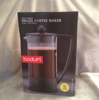 New Bodum French Press Brazil Coffee Maker 8 Cup 34 oz Yellow