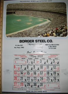   Calendar Baseball Football Schedule Phila Sports Borger York