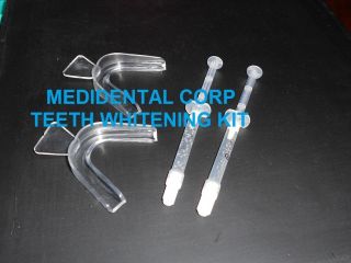   Whitening Carbamide Gel Bleaching Professional Dental Kit Mouth Trays