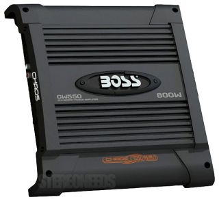Boss Audio CW550 800 Watt 2 1 Channel Amp Car Stereo Sub Power 