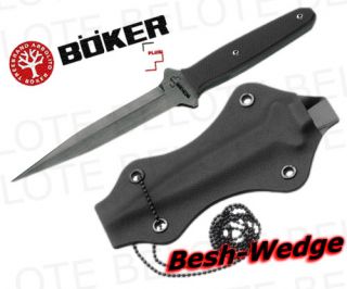 Boker Plus Besh Wedge Neck Knife w Sheath 02BO275 New