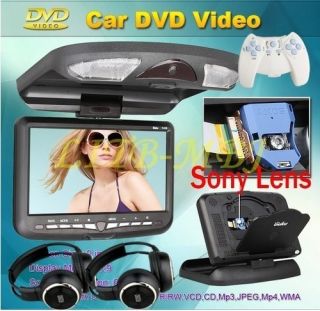 Car DVD Player Flip Down Overhead Roof Mount Monitor
