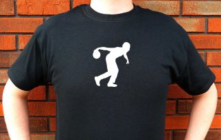 Bowler Bowling Ball Strike Alley Graphic T Shirt Tee