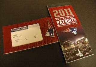 Two 2 New England Patriots Season Tickets