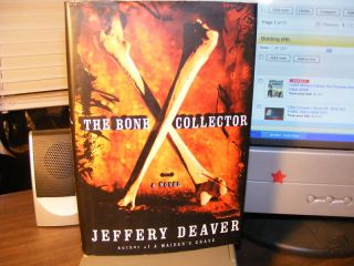 The Bone Collector Jeff Deaver 97 HC DJ 1st Signed BP 067086871X 