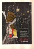 1960s London Charm Yardley Bond Steet Fragrance Ad GF