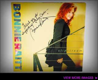 bonnie raitt signed slipstream vinyl