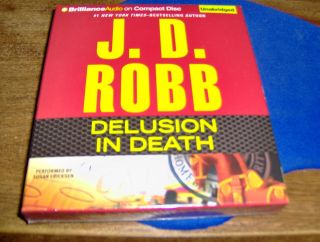 Delusion in Death J D Robb Unabridged CD AudioBook NEW 11 cds