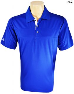 New Firethorn Golf Boo Weekley Double Stripe Polo Blue Size Large 