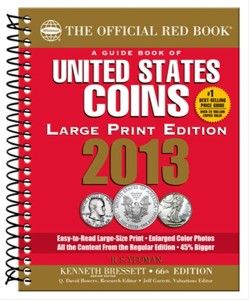 2013 Red Book United States Coins Large Print Redbook PRESALE