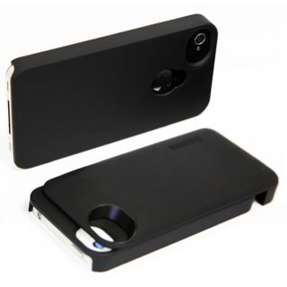 BoostCase Hybrid Battery Case for iPhone 4/4S Black/Black [AUTHORIZED 