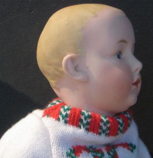 OM Boozer Replica German Bisque 17 Doll with Sweater