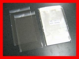 800 4x6 Clear Resealable Cellophane BOPP Poly Bags Card Sleeves