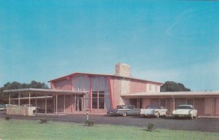 Vintage Easterner Motor Lodge Bordentown New Jersey Photo Postcard 