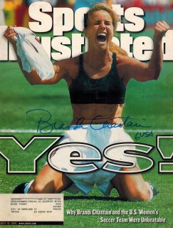Brandi Chastain Signed World Cup 7 19 99 Sports Illustrated Schwartz 