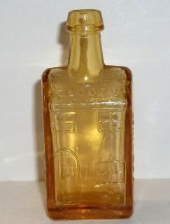 Vintage Booz Whiskey Wheaton Glass Bottle Mini Colored Decanter EXC 