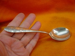 Antique MICKEY MOUSE 5 Collector SPOON Branford Silver Plate