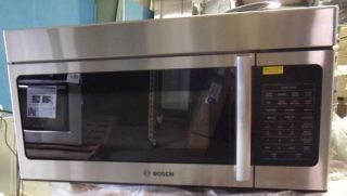 Bosch HMV8051U 1 5 CU ft Over The Range Microwave Oven Stainless Steel 
