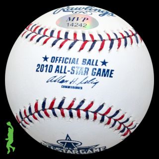   Signed Auto 2010 All Star Game Baseball Ball Boston Red Sox COA