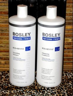 Bosley Revive Shampoo Conditioner Normal Liter Set 33 8 Oz