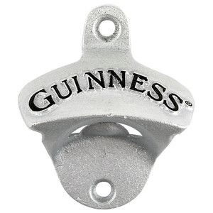 Guinness Cast Iron Beer Bottle Opener Wall Mounted