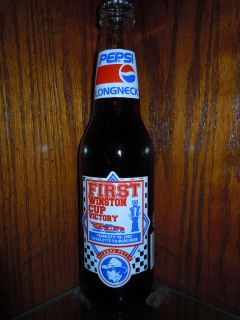   Collectible First Winston Cup Victory Pepsi Bottle Longneck