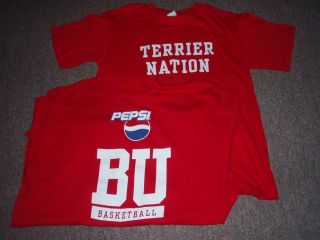 NCAA Boston University Terrier Basketball T Shirt XL BU