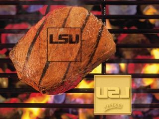 LSU Tigers NCAA Logo BBQ Grill Meat Branding Iron