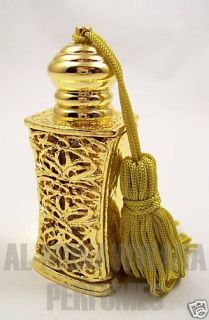 Empty Eastern Gift Perfume Bottle 6ml Gold Tassel