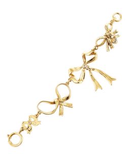  Juicy Couture Multi Bow Bracelet Golden