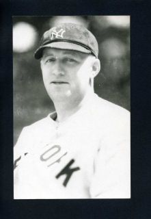 Don Brennan Real Photo Postcard 1933 New York Yankees George Burke 