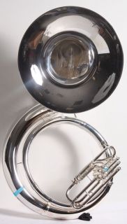 King 2350 Series Brass BBB Sousaphone 2350WSP Silver with Case