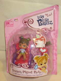 Yasmins Pigtail Party Itsy Bitsy Bratz Brand NEW MGA baby doll