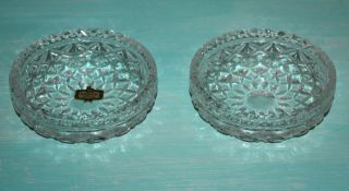 Kristal Crystal Bowls Set of Two Made in Yugoslavia 24 Lead Zajecar 
