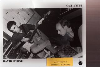 David Byrne Brian Eno Limited Edition Press Kit