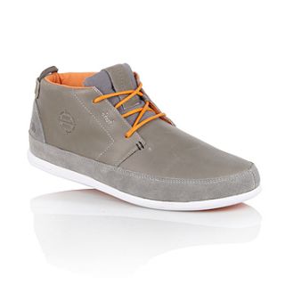 Boxfresh Distal Grey Leather New Mens Trainers Shoes