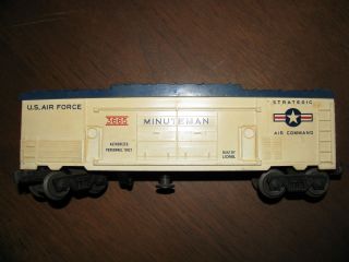   3665 Minuteman Missile launching boxcar from 61 64 nice original piece
