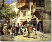 marketplace in north africa by frederick bridgman 24x30 inch ceramic 