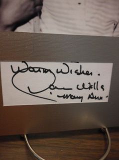 Dawn Wells Autograph Gilligans Island Display Signed Signature COA 