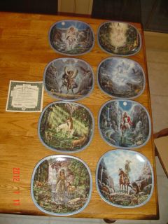  Bradford Exchange Visions of the Sacred Collection lot of 8 plates w 