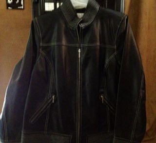 Bradley Bayou Lamb Leather Jacket Size L