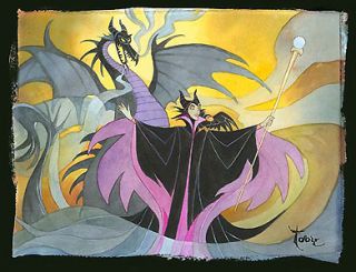 Sleeping Beauty Maleficent Chiarograph Toby Bluth NEW Disney