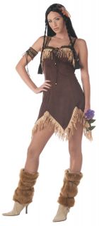Brand New Adult Sexy Indian Princess Pocahontas Halloween Costume 
