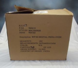 Brand New Wolfgang Puck Convection Oven with Pizza Drawer BDCORPS10 