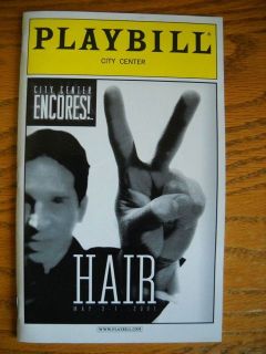 Autographed Brand New Playbill from the City Center Encores 