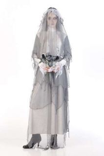 Ghost Bride Womens Adult Halloween Zombie Costume L