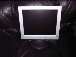 HP Compaq TFT 1701 17 LCD Monitor Silver for Parts